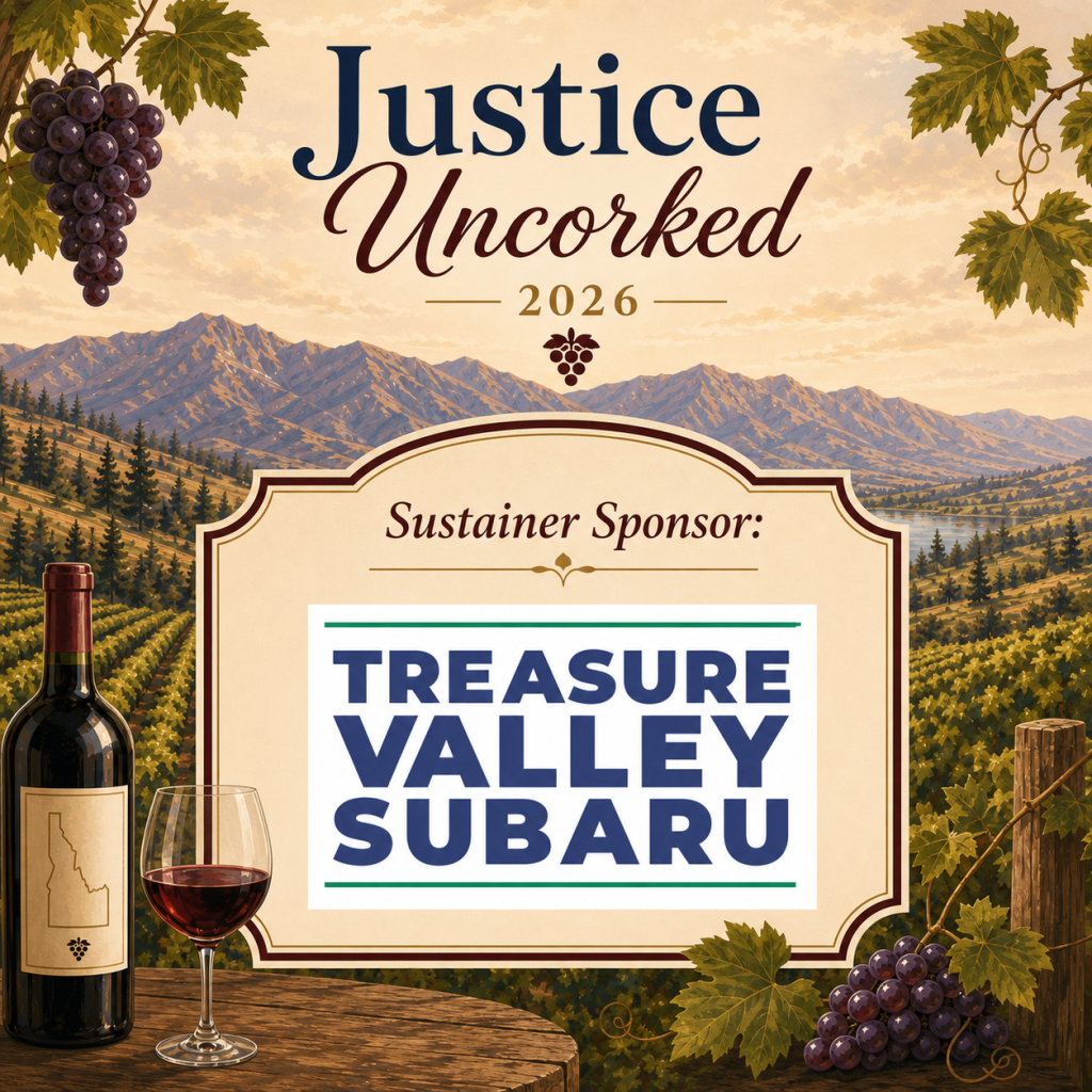 Justice Uncorked 2026 Sustainer Sponsor: Treasure Valley Subaru