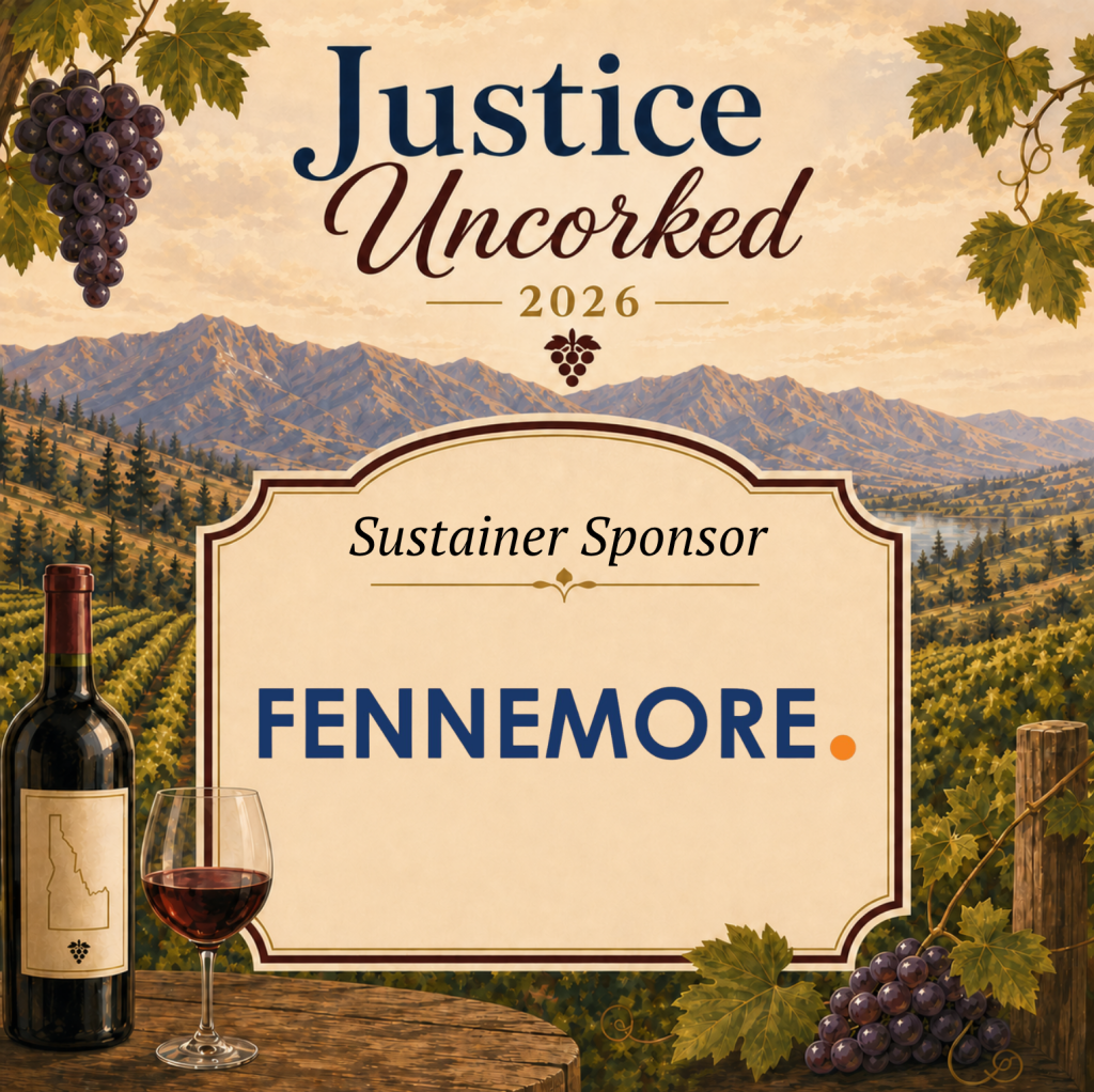 Justice Uncorked 2026 Sustainer Sponsor: Fennemore