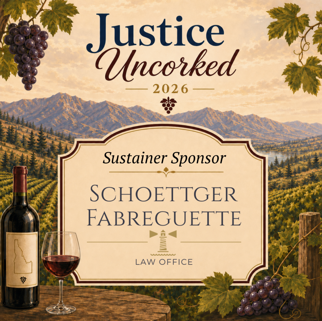 Justice Uncorked 2026 Sustainer Sponsor: Schoettger Fabreguette